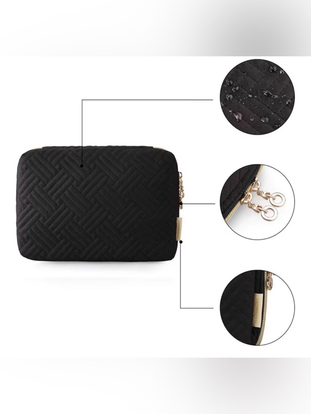 BAGSMART Large Electronics Organizer Travel Case